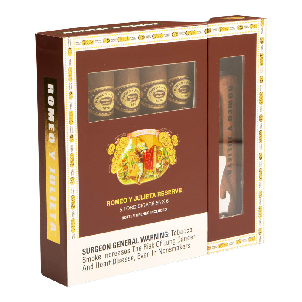 Cigar Samplers - Romeo 5ct + Wine Opener